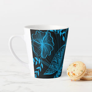 Blue Floral - Latte Mug