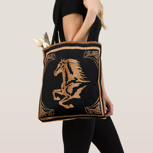 Horse Silhouette - Tote Bag