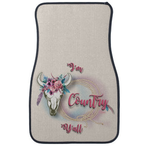 I'm Country Y'all - Car Floor Mat