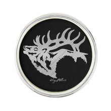 Load image into Gallery viewer, Bull Elk Silhouette - Lapel Pin