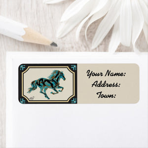 Horse Silhouette - Address Label