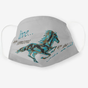 Horse Silhouette - Cloth Face Mask