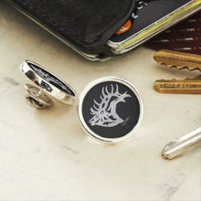 Load image into Gallery viewer, Bull Elk Silhouette - Lapel Pin