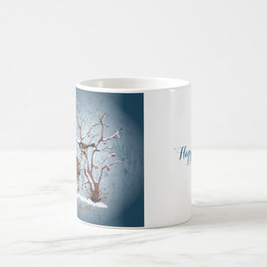 Bunny & Snow Birds - Coffee Mug