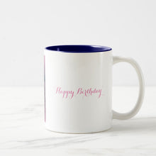 Load image into Gallery viewer, Pink Rose - Two-Tone Coffee Mug