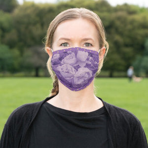 Purple Rose - Cloth Face Mask