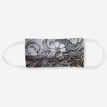 Load image into Gallery viewer, Silver Floral - Cloth Face Mask