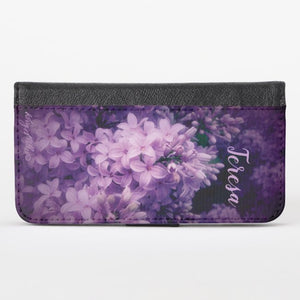 Purple Lilacs - iPhone Wallet Case