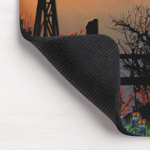 Windmill & Moon - Mouse Pad