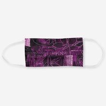 Load image into Gallery viewer, Purple Floral - Cloth Face Mask