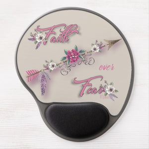 Faith Over Fear - Gel Mouse Pad