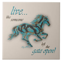 Load image into Gallery viewer, Horse Silhouette - Ceramic Tile