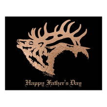 Load image into Gallery viewer, Copper Bull Elk Silhouette - Postcard