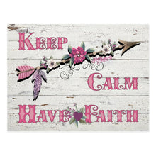 Load image into Gallery viewer, Keep Calm Have Faith - Postcard