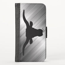 Load image into Gallery viewer, Longhorn Steer Silhouette - iPhone Wallet Case