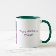 Load image into Gallery viewer, Butterfly &amp; Purple Flowers - Coffee Mug