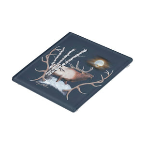 Bull Elk - Glass Coaster