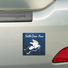 Load image into Gallery viewer, Faith Over Fear Car Magnet