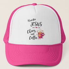 Load image into Gallery viewer, I Run On Jesus, Chaos And Coffee - Cap