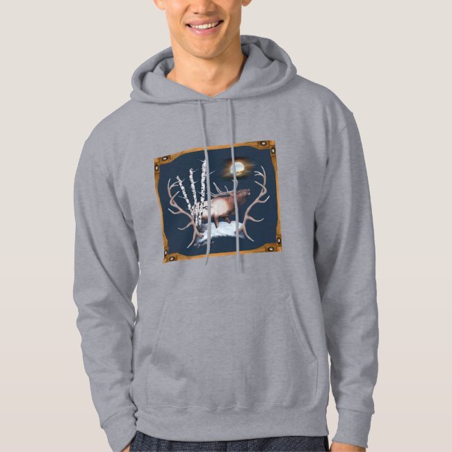 Bull Elk - Hoodie Sweatshirt