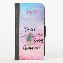 Load image into Gallery viewer, Classy And A Little Bit Sassy Grandma - iPhone Wallet Case