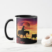 Load image into Gallery viewer, Cowboy &amp; Longhorn Steer - Coffee Mug