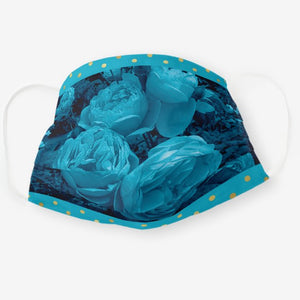 Blue Rose - Cloth Face Mask