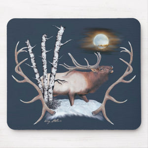 Bull Elk - Mouse Pad