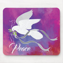 Load image into Gallery viewer, White Dove - Mouse Pad