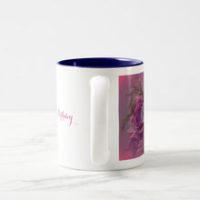 Load image into Gallery viewer, Pink Roses - Two-Tone Coffee Mug