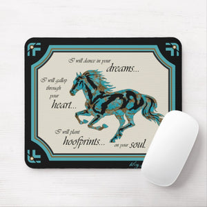 Horse Silhouette - Mouse Pad