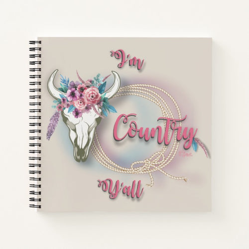 I'm Country Y'all - Spiral Notebook