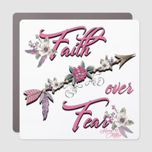 Load image into Gallery viewer, Faith Over Fear - Car Magnet