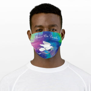 Peace On Earth & White Dove - Cloth Face Mask