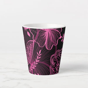 Pink Floral - Latte Mug