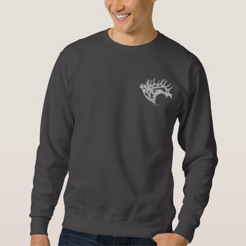 Bull Elk Silhouette - Sweatshirt