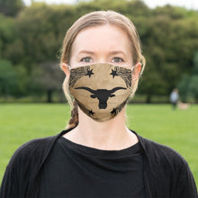 Load image into Gallery viewer, Longhorn Steer Silhouette - Cloth Face Mask