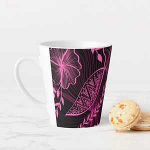 Pink Floral - Latte Mug