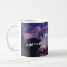 Load image into Gallery viewer, Bull Elk In Lightning Storm - Coffee Mug