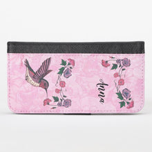 Load image into Gallery viewer, Hummingbird &amp; Flowers - iPhone Wallet Case