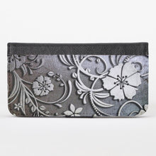 Load image into Gallery viewer, Silver Floral - iPhone Wallet Case