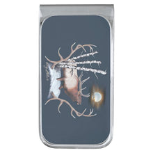 Load image into Gallery viewer, Bull Elk - Silver Finish Money Clip