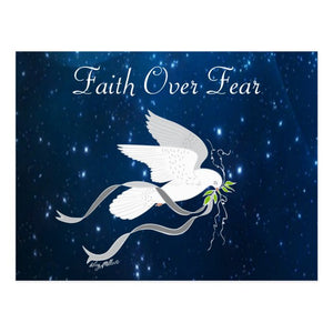 Faith Over Fear Postcard