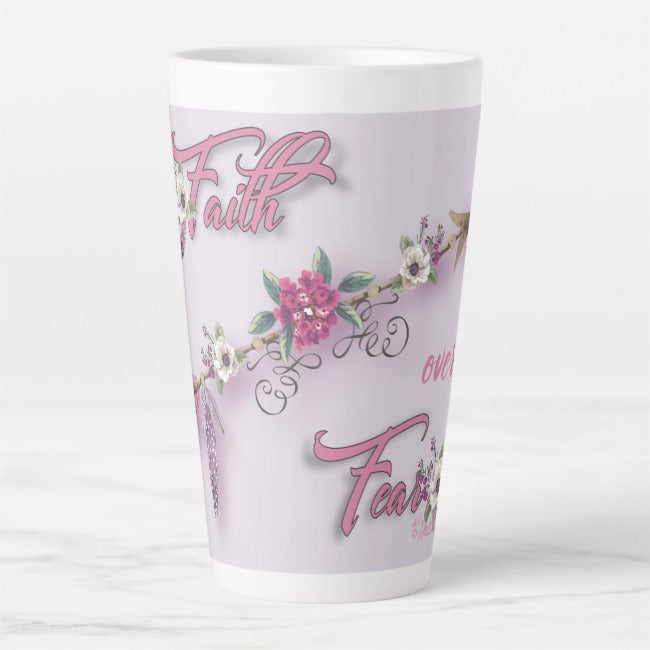 Faith Over Fear - Latte Mug