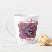 Load image into Gallery viewer, Pink Roses - Latte Mug