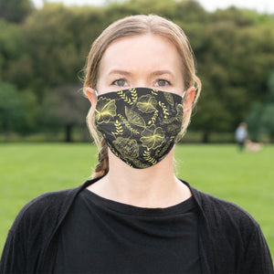 Yellow Floral - Cloth Face Mask