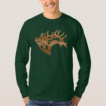 Load image into Gallery viewer, Bull Elk Silhouette - Long Sleeve T-Shirt