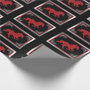 Horse Silhouette - Wrapping Paper