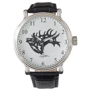 Bull Elk Silhouette - Watch